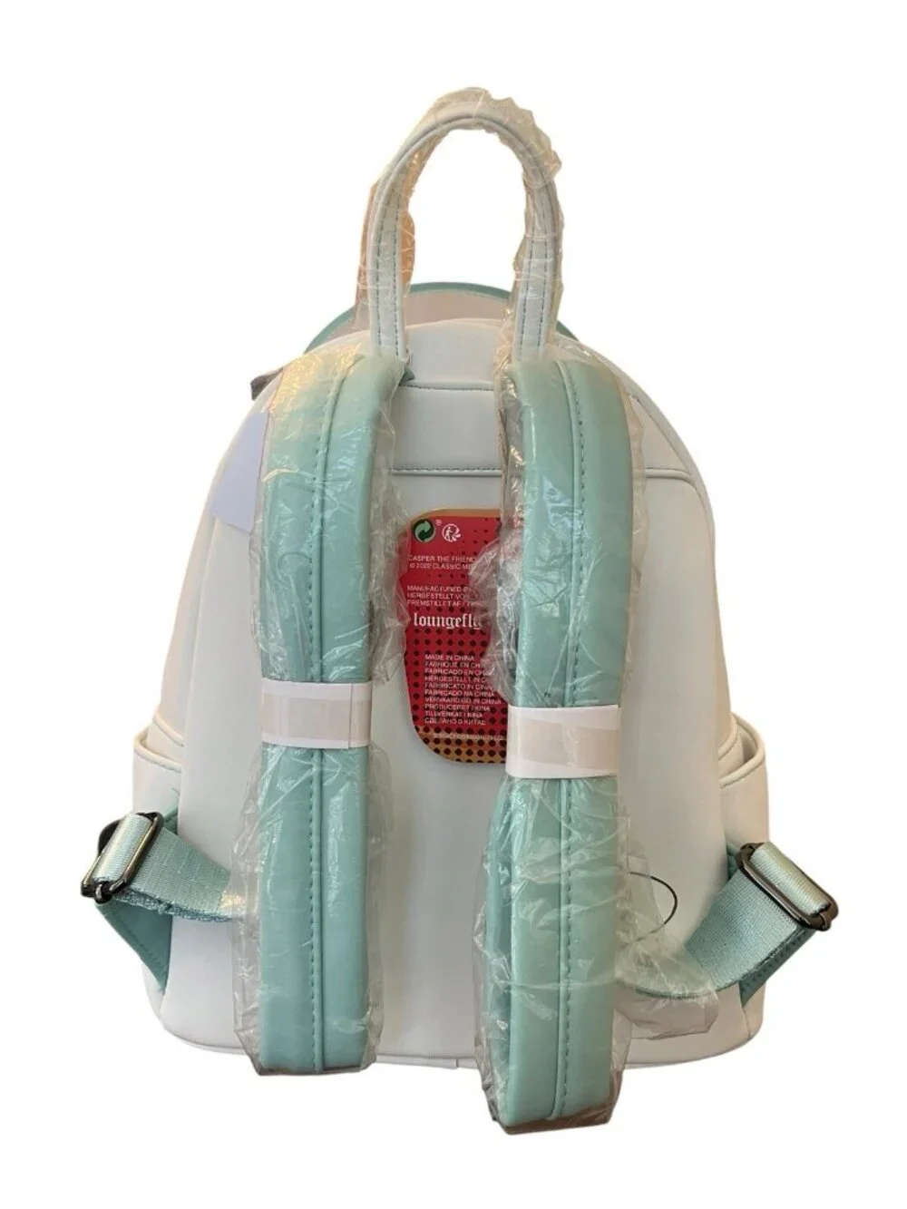 Loungefly Universal Casper the Friendly Ghost Mini Backpack Halloween Glow NWT